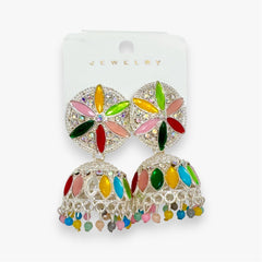 Stylish Multicolor Jhumka Earrings