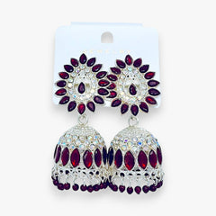 Teardrop Jhumka Earrings