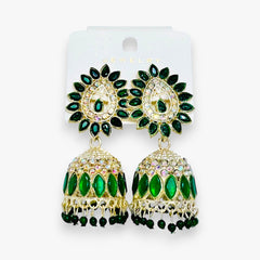 Teardrop Jhumka Earrings