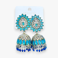 Teardrop Jhumka Earrings