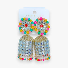 Mosaic Jhumka Earrings