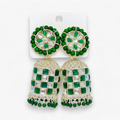 Mosaic Jhumka Earrings