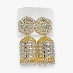 Mosaic Jhumka Earrings