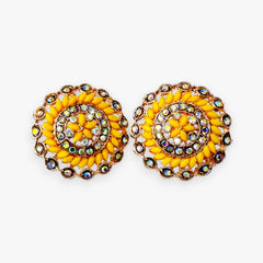 Indian Stylish Floral Radiance earrings