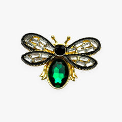 Crystal Bee Brooch