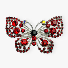 Crystal Butterfly Brooch