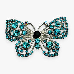 Crystal Butterfly Brooch