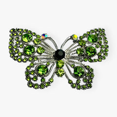 Crystal Butterfly Brooch