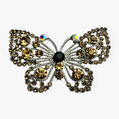 Crystal Butterfly Brooch