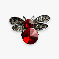 Crystal Bee Brooch